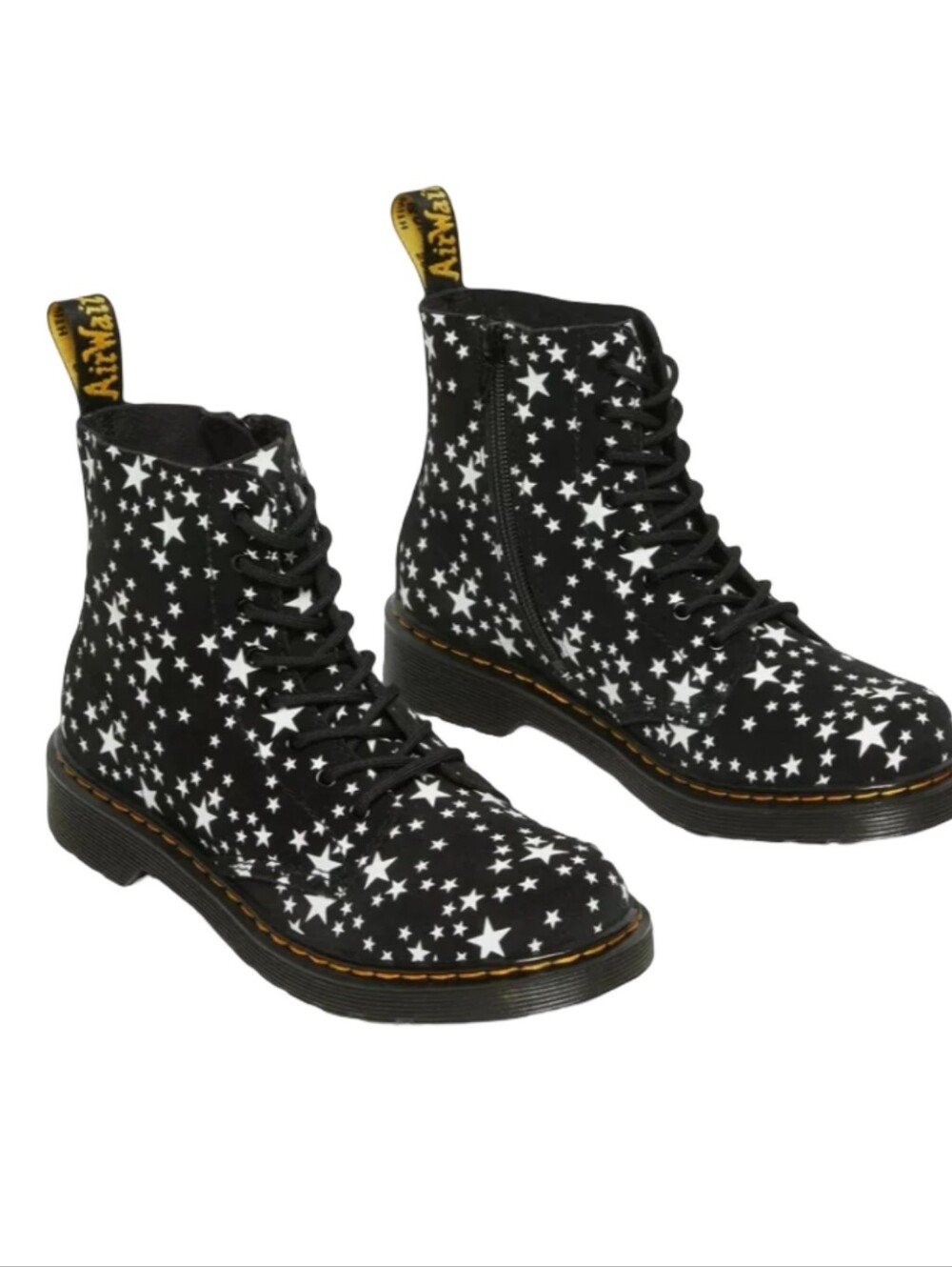 Dr. Martens Junior 1460 Pascal Star Suede Lace-Up Boots Youth 3